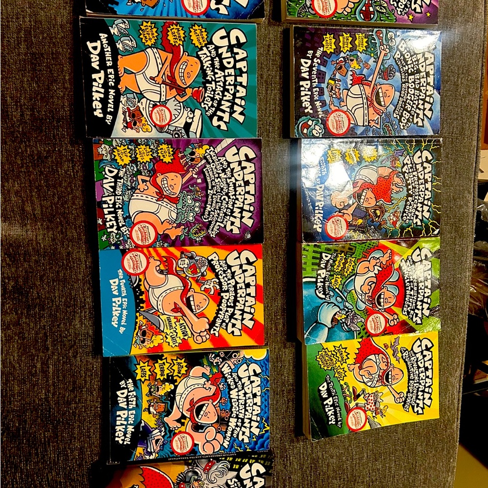 Captain Underpants Series 1-10 & 12